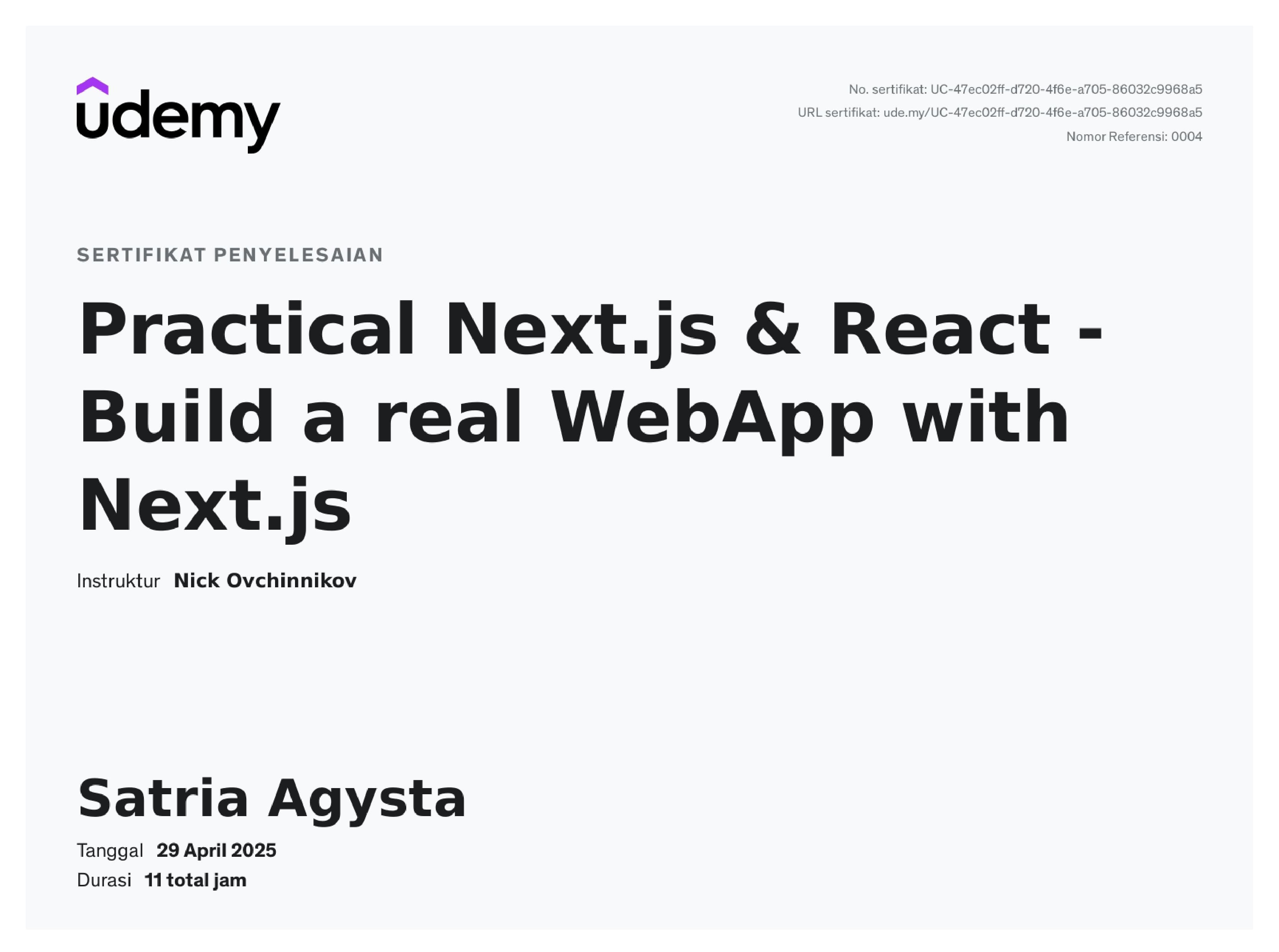 Practical Next.js & React